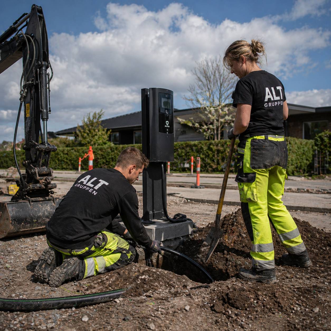 Etablering af ladestandere til elbiler og lastbiler